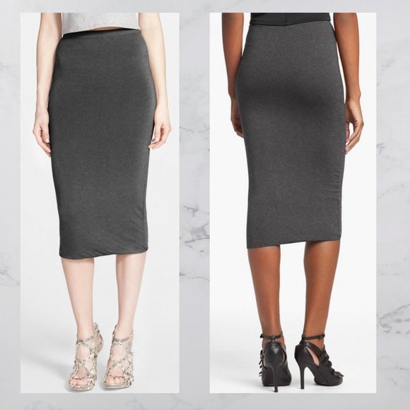 4/$20 🔵 NWOT Leith Double Layered Tube Skirt Gray Small - Picture 1 of 4